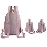 Women's Small Chest Bag Waterproof Nylon Backpack