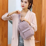 Women's Small Chest Bag Waterproof Nylon Backpack