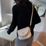 Vintage Chain Handbag Small Messenger Square Bag Women Bags