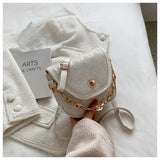 Vintage Chain Handbag Small Messenger Square Bag Women Bags