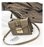 Stone Pattern Small Square Bag Messenger Hand Shoulder Bag
