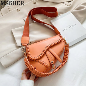 Small Bag Female Personality Single Shoulder Sling Retro Ladies PU