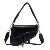 Small Bag Female Personality Single Shoulder Sling Retro Ladies PU