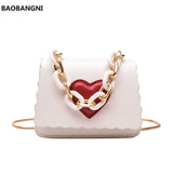 Small Love Small Square Bag Portable Shoulder Messenger Bag