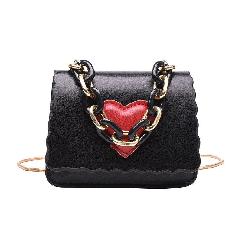 Small Love Small Square Bag Portable Shoulder Messenger Bag