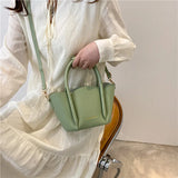 Small Bucket Bag Female Spring Crossbody Bag Casual Portable