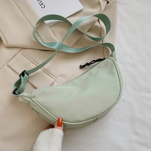 Canvas Shoulder Bag for Students, Tide Design
