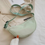 Canvas Shoulder Bag for Students, Tide Design