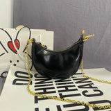 Small Bag Women Autumn Shoulder Underarm Bag Chain Bar Crossbody Dumpling Bag