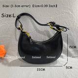 Small Bag Women Autumn Shoulder Underarm Bag Chain Bar Crossbody Dumpling Bag