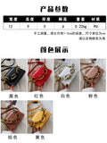 Crocodile Pattern Shoulder Bag Small Square Bag