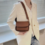 Women Casual Messenger Bag PU Leather Shoulder Bag