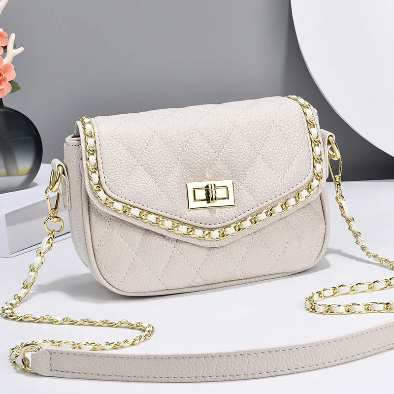 Small Rhombus Shoulder Bag for Women