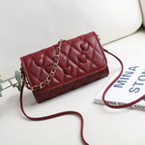 Small Heart Bag Chain Shoulder Handbag For Women