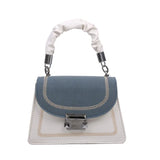 Small Square Bag Women Contrast Portable Single Shoulder Diagonal