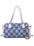 Small Beading Top Handle Women's Bag Shoulder Crossbody Bags