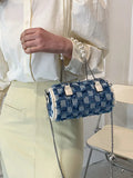 Small Beading Top Handle Women's Bag Shoulder Crossbody Bags