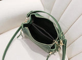 Green Small Crossbody Bucket Bag for Women