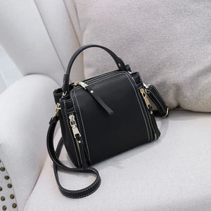 Green Messenger Bucket Bag with Long Strap Crossbody Shoulder Bag