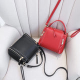 Green Messenger Bucket Bag with Long Strap Crossbody Shoulder Bag