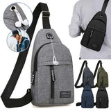 Canvas Chest Pack Crossbody Bag Hip Hop Streetwear Fanny Pack