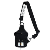 Canvas Chest Pack for Men Women Crossbody Bags Hip Hop Streetwear