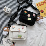 Small Canvas Female Bag Harajuku Diagonal Student Shoulder Bag