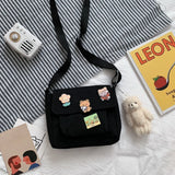 Small Canvas Female Bag Harajuku Diagonal Student Shoulder Bag