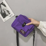 Canvas Shoulder Bag Casual Mini Handbags in Multiple Colors