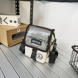 Canvas Shoulder Bag for Women Men Crossbody Messenger Bag
