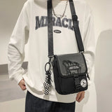 Canvas Shoulder Bag for Women Men Crossbody Messenger Bag