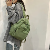 Small Casual Women Feminine Backpack Female Bags For Teenagers Girls School Wash
