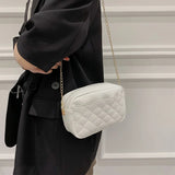 Embroidered Camera Bag Chain Crossbody Messenger Bag for Women