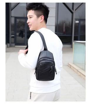 Small Leather Waist Bag for Women Fanny Pack Shoulder Bag Purses