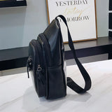 Small Leather Waist Bag for Women Fanny Pack Shoulder Bag Purses