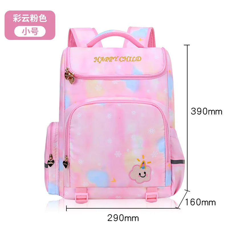 Lovely Pink Student Backpack for Small Children
