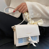Small PU Leather Crossbody Bag for Women Shoulder Messenger Handbag