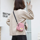 Corduroy Shoulder Bag Messenger Crossbody Purse for Women