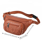 Women's Soft PU Leather Crossbody Bag Vintage Messenger Handbag Purse