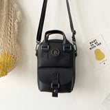 Canvas Crossbody Bag Women's Flap Handbag Casual Phone Purse