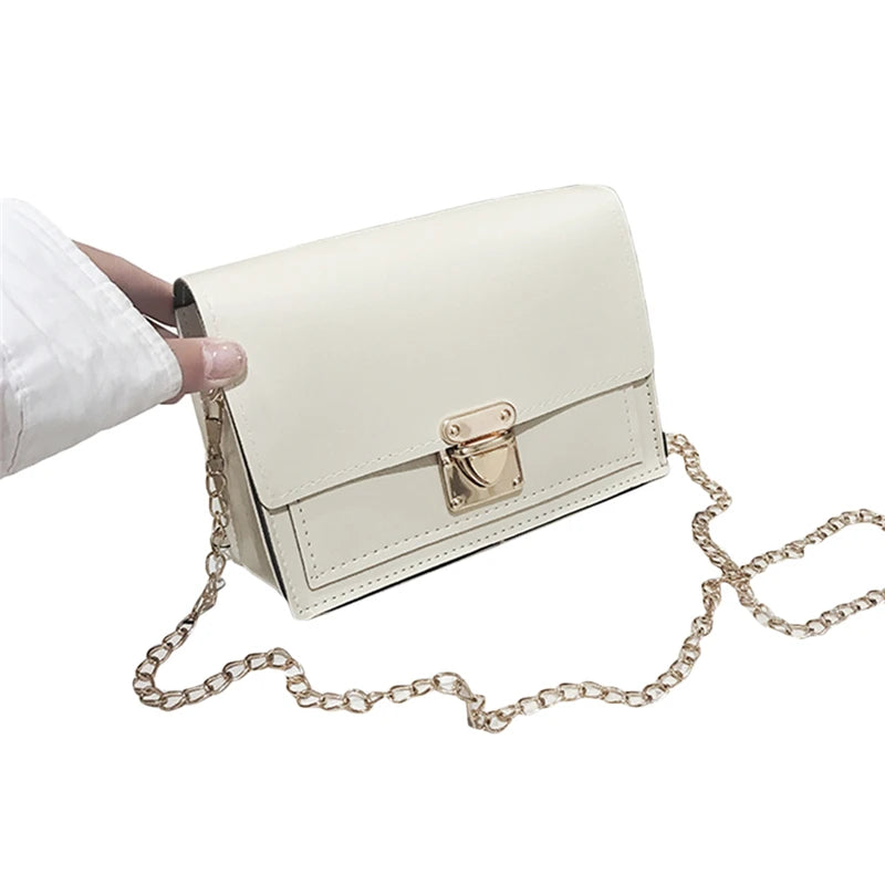 Mini PU Leather Crossbody Bag for Women, Phone Purse