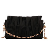 Quilted Leather Crossbody Bag Chain Strap Shoulder Purse