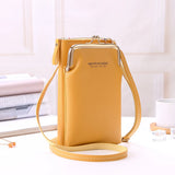 Women Mini Matte Leather Crossbody Bag Shoulder Messenger Bag Clutch Purse