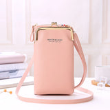 Women Mini Matte Leather Crossbody Bag Shoulder Messenger Bag Clutch Purse