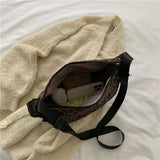 Women's Winter Crossbody Cotton Bag Famous Brand Shoulder Purse