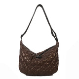 Women's Winter Crossbody Cotton Bag Famous Brand Shoulder Purse