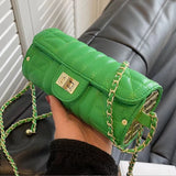 Embroidered Wire Lattice Cylinder Shoulder Messenger Bag