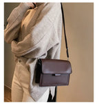 Women's Small Flap Crossbody Shoulder Bags Solid Totes