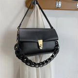 Yellow Leather Flap Shoulder Bag for Women Crossbody Tote Messenger Handbag