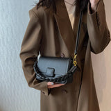 Women's Flap Handbag Crossbody Shopper Bag for Shopping